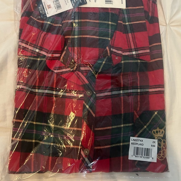 Red Plaid Ralph Lauren pajama - Picture 1 of 5